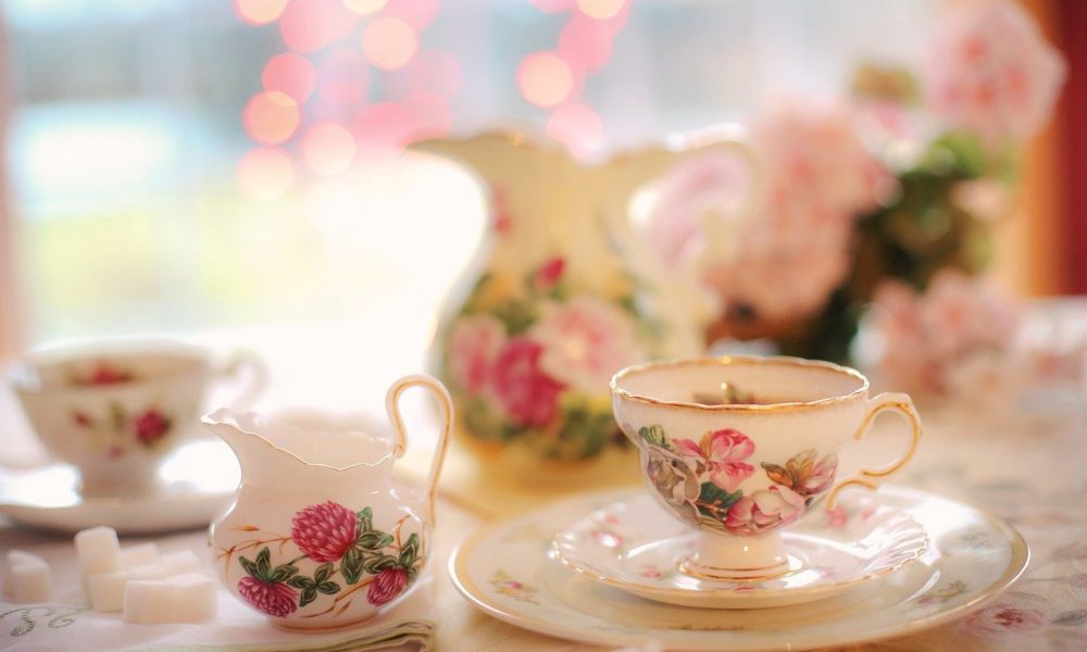 tea, tea party, pink